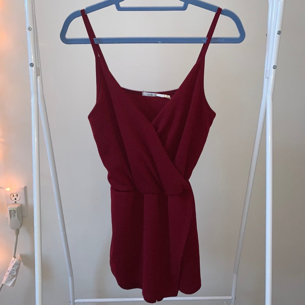 Urban Outfitters Maroon Romper
